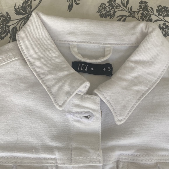 Jean jacket, white, Tex (french brand), 4-5y - Picture 2 of 3